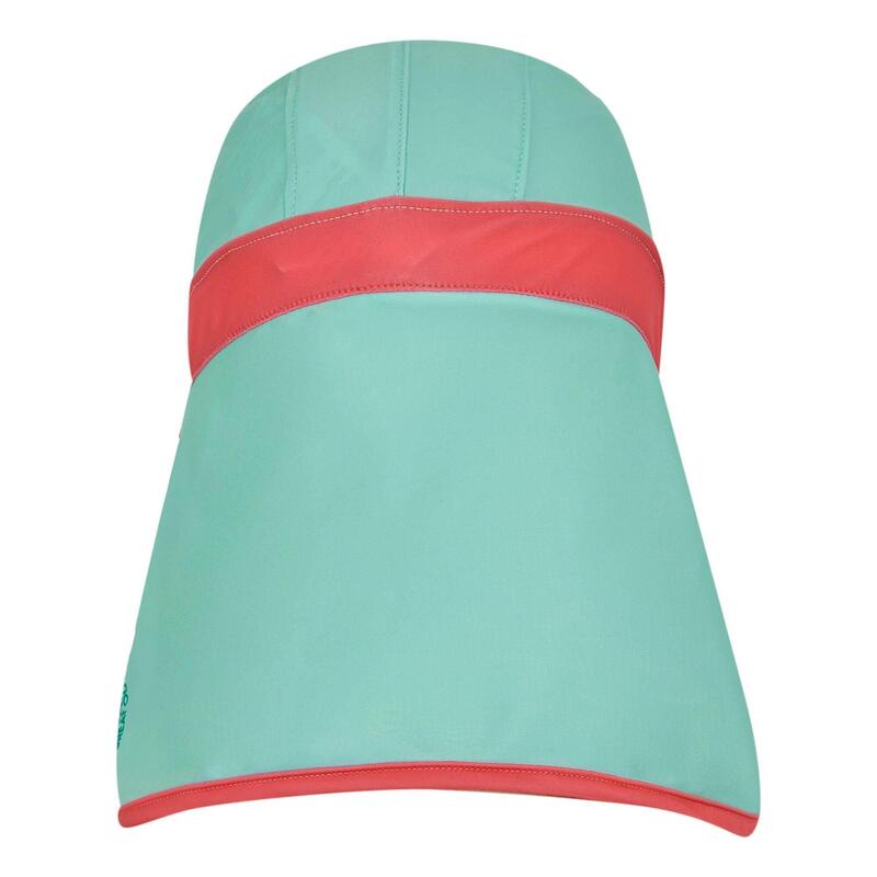 Casquette Avec Protègenuque Enfant (Bleu Ciel / Pêche Foncée)