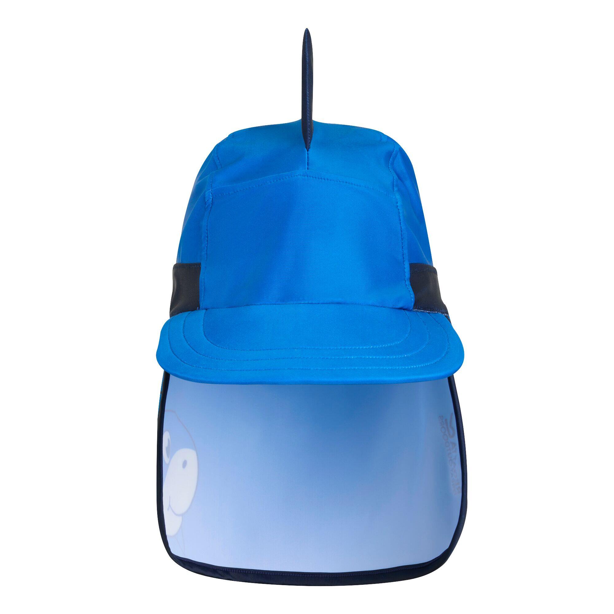REGATTA Childrens/Kids Protect Bubbles The Shark Cap (Hawaiian Blue/Navy)