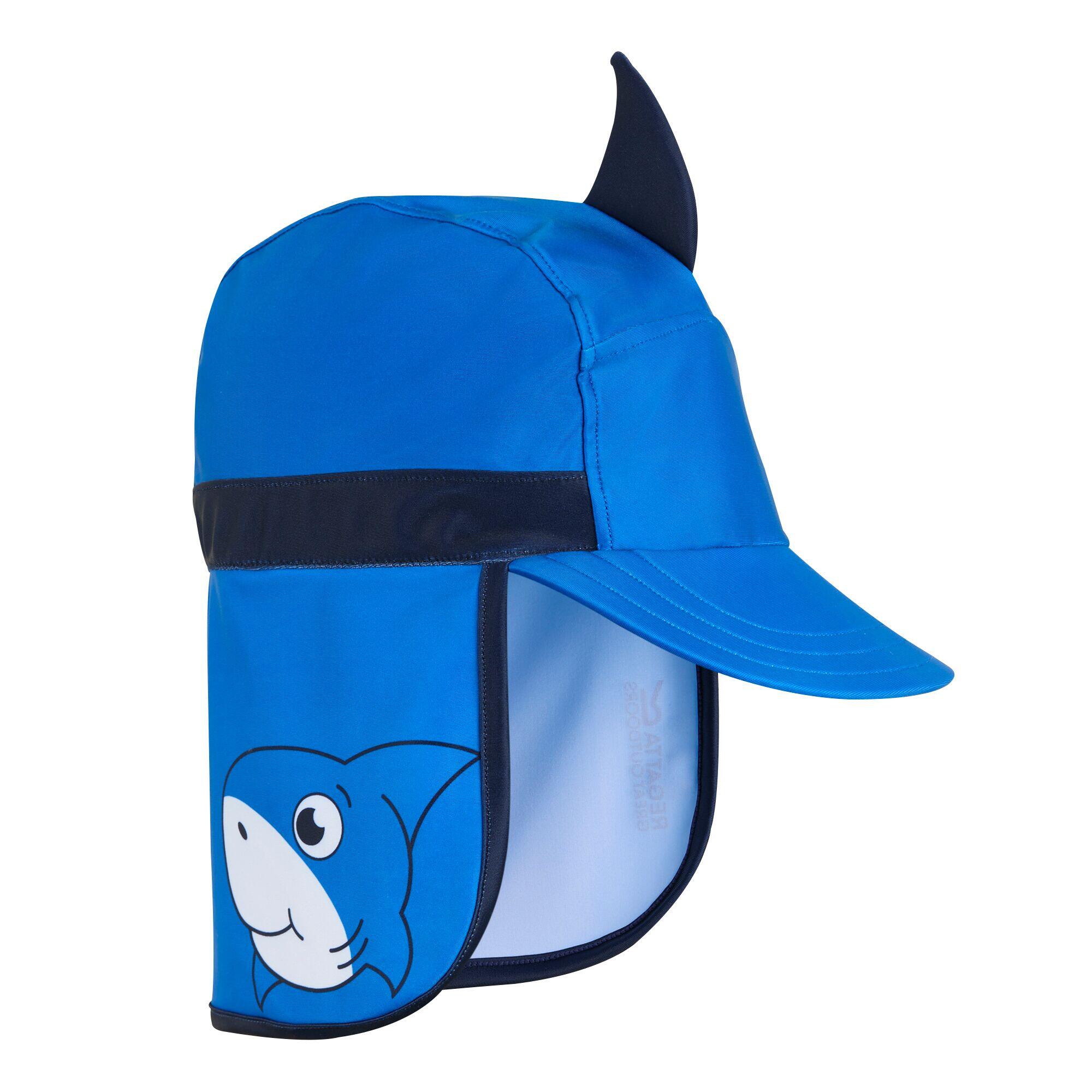 Childrens/Kids Protect Bubbles The Shark Cap (Hawaiian Blue/Navy) 4/5