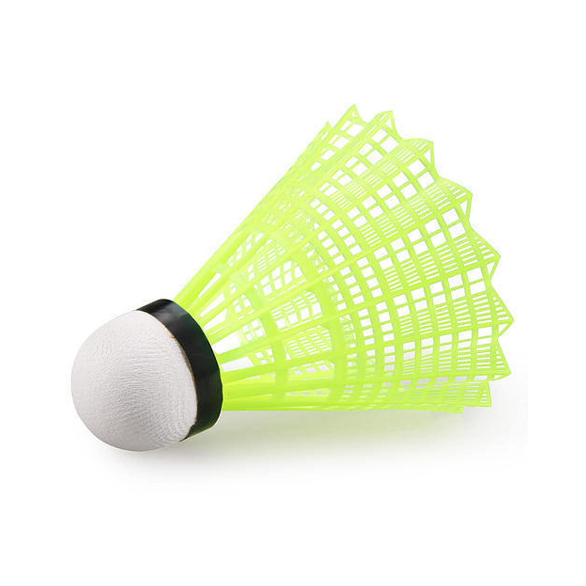 UWIN Airflow 150 Badminton Shuttlecock (Pack of 6) (Yellow)