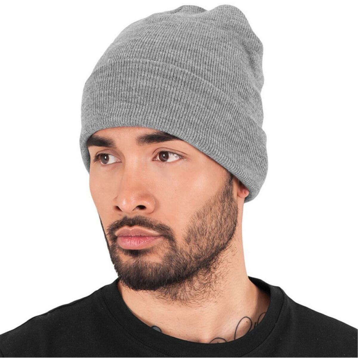 Gorro Comprido Quente (Cinzento Mesclado) 2/2