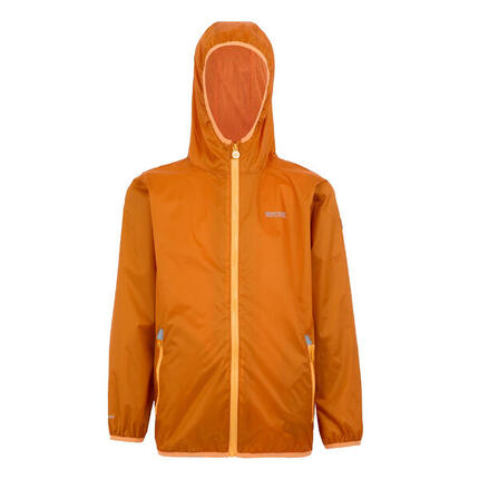 Veste Imperméable LEVER Unisexe (Orange Sombre / Jaune Orangé Vif)