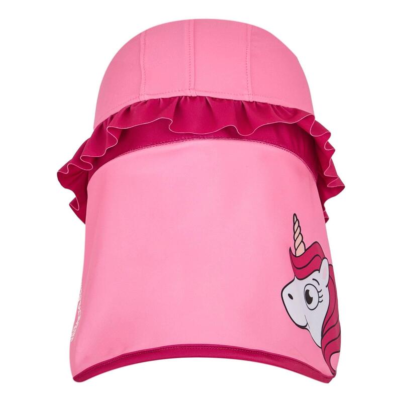 Casquette Avec Protègenuque Enfant (Rose / Rose Fluo)