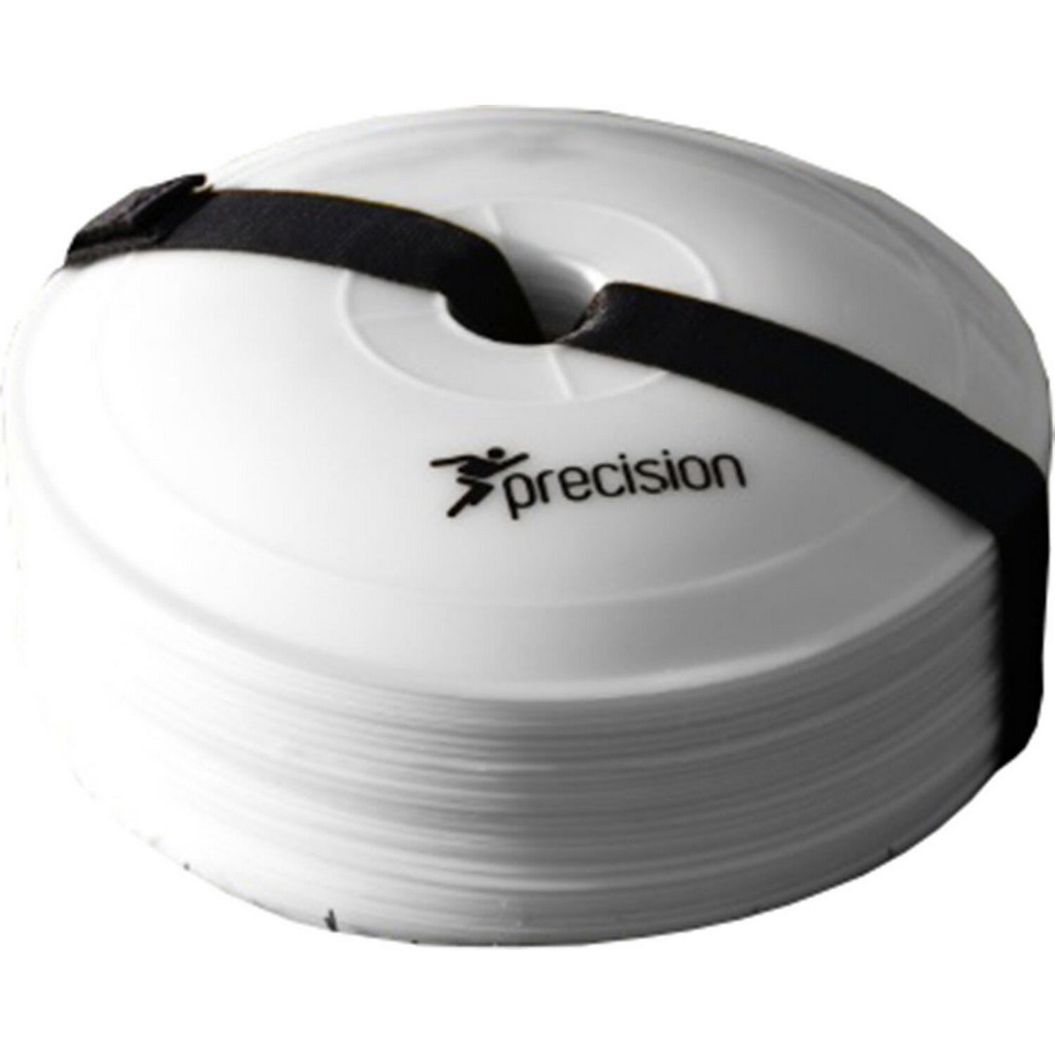 PRECISION Flat Markers (Pack Of 40) (White)