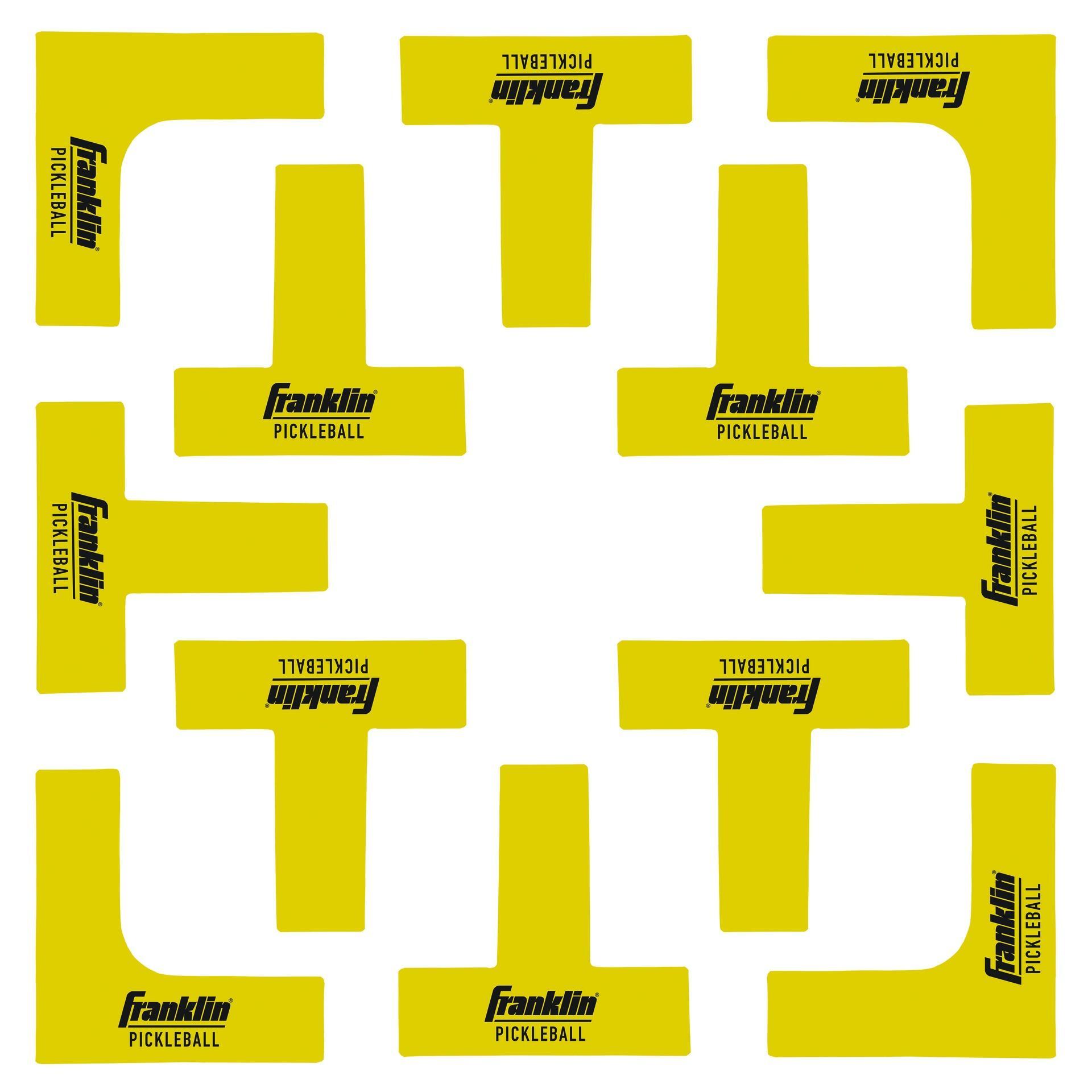 Pickleball Court Marker Kit (Pack of 12) (Yellow/Black) 1/1