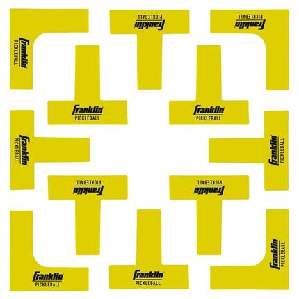 Kit De Marquage Pour Terrains De Pickleball (Jaune / Noir)
