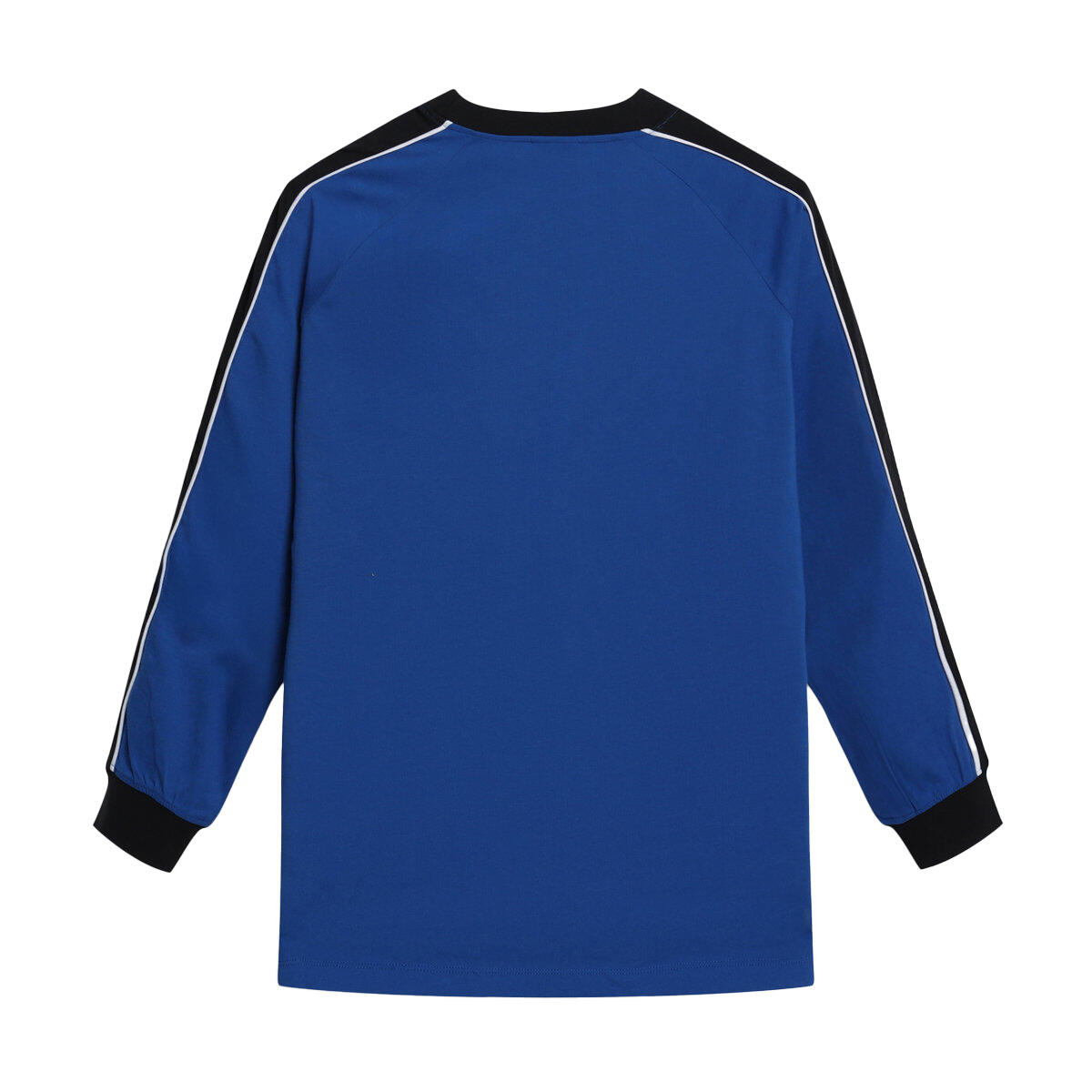 Tshirt Manches Longues Homme (Bleu Classique / Noir / Blanc) 2/2