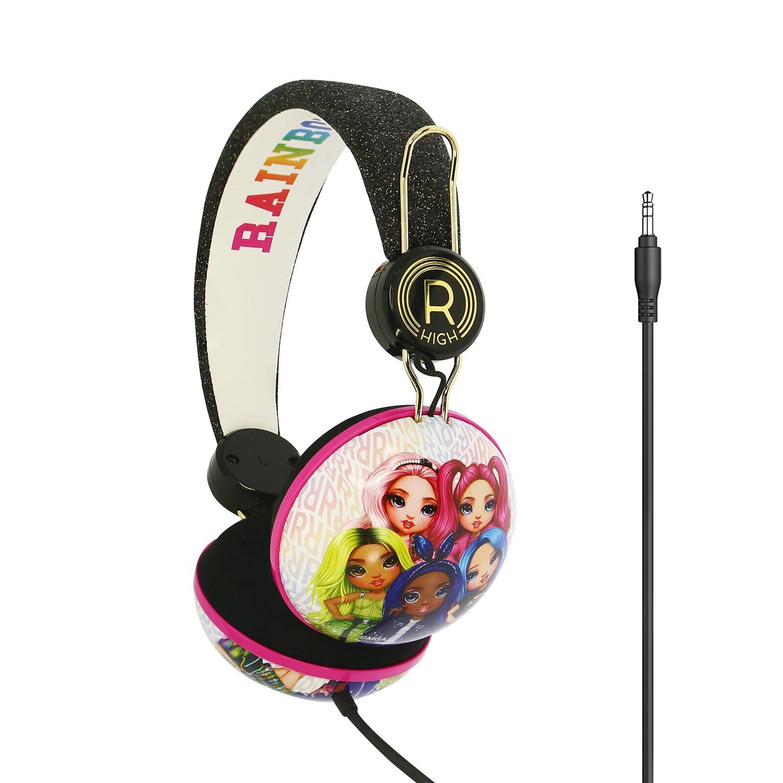 RAINBOW HIGH Childrens/Kids OnEar Headphones (Black/White)