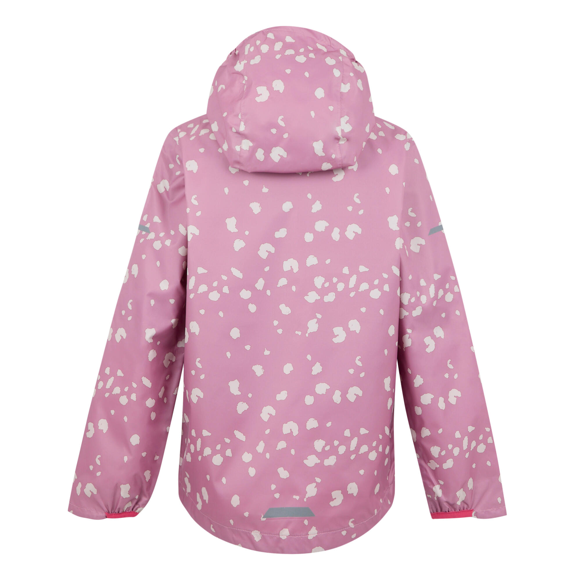 Giacca Impermeabile Camo Bambini Regatta Lever II Lilla Vaniglia Chiaro 2/5