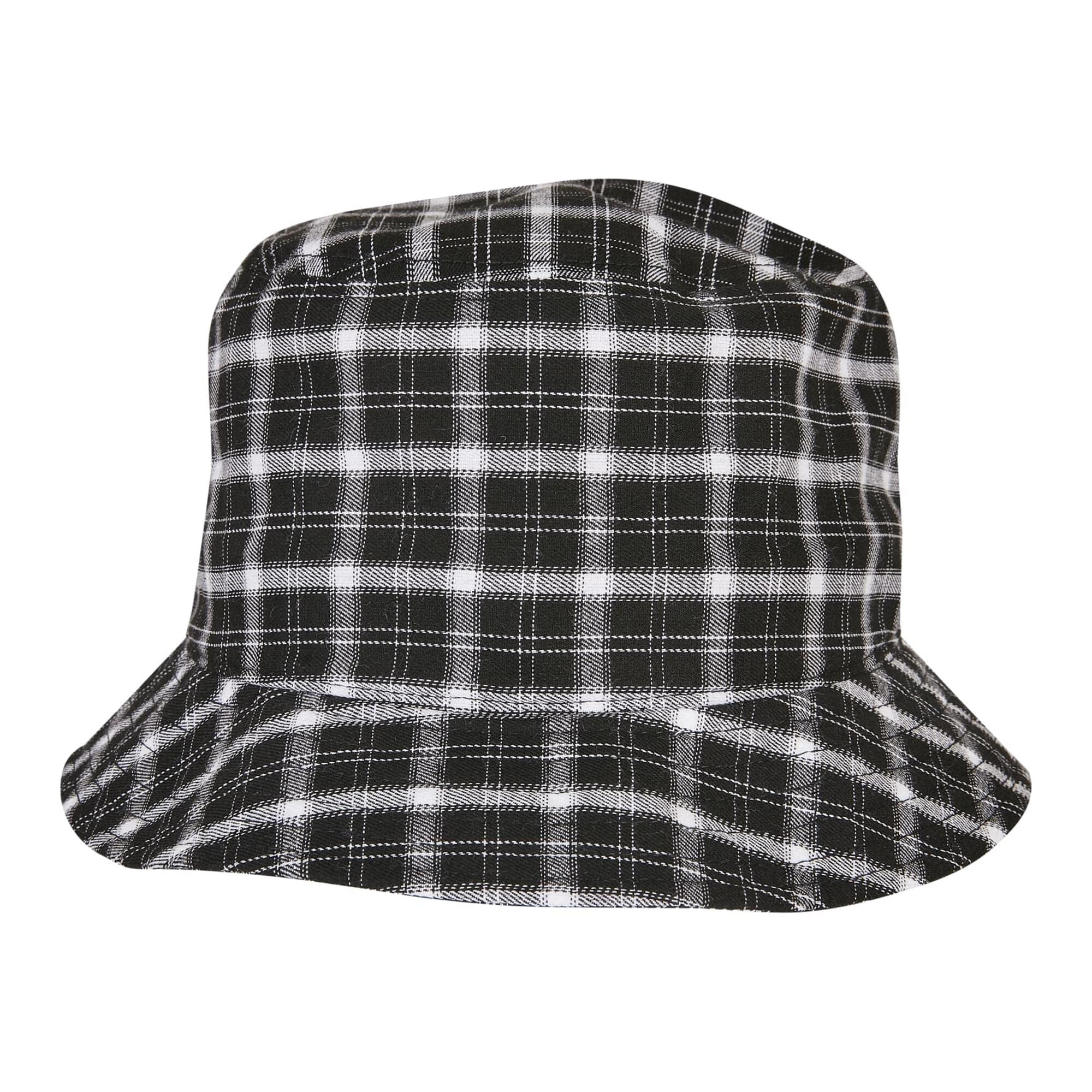 Chapéu Bucket Axadrezado (Preto / Cinzento) 2/2
