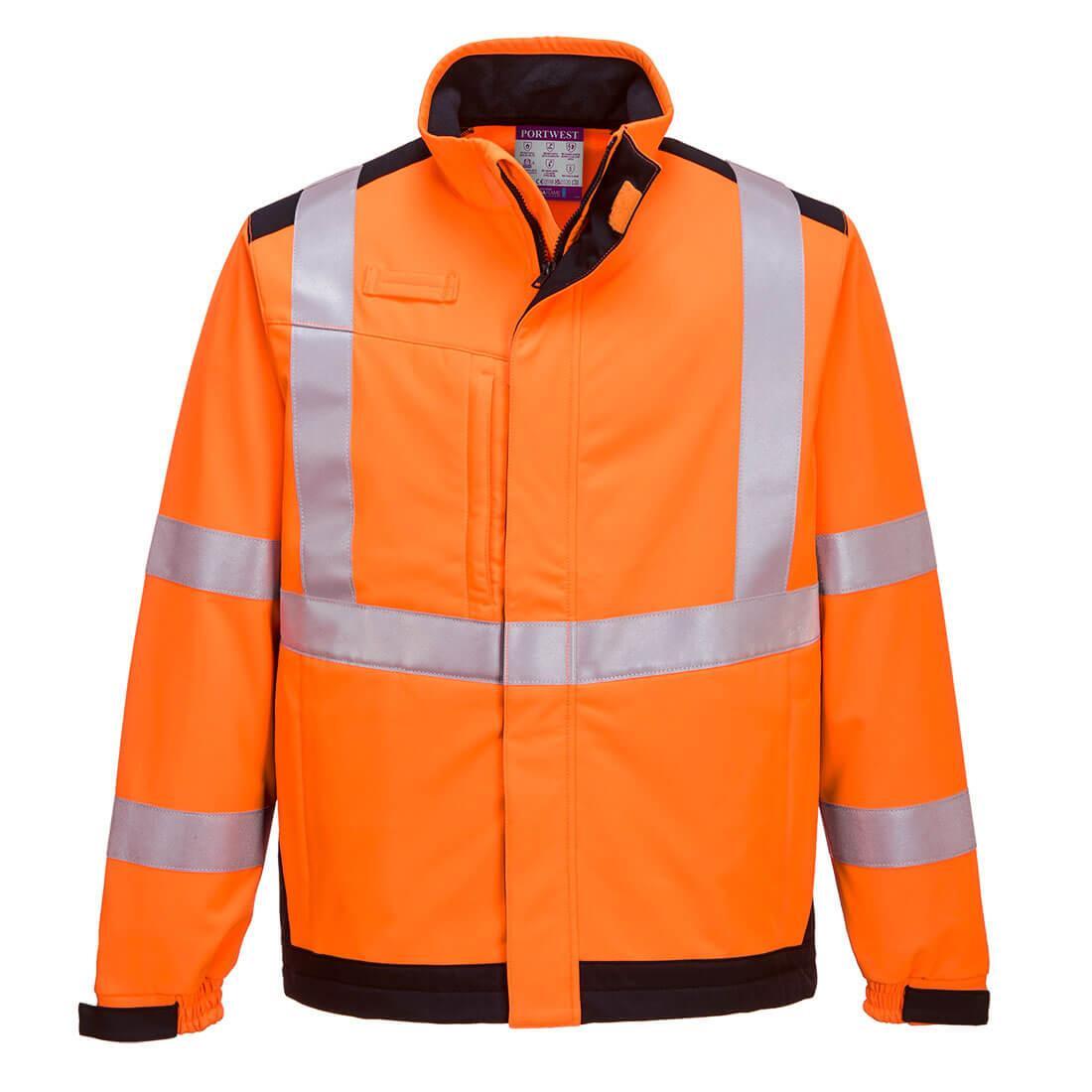 Unisex Adult Multi Norm Arc FR Modaflame HiVis Safety Soft Shell Jacket 1/1