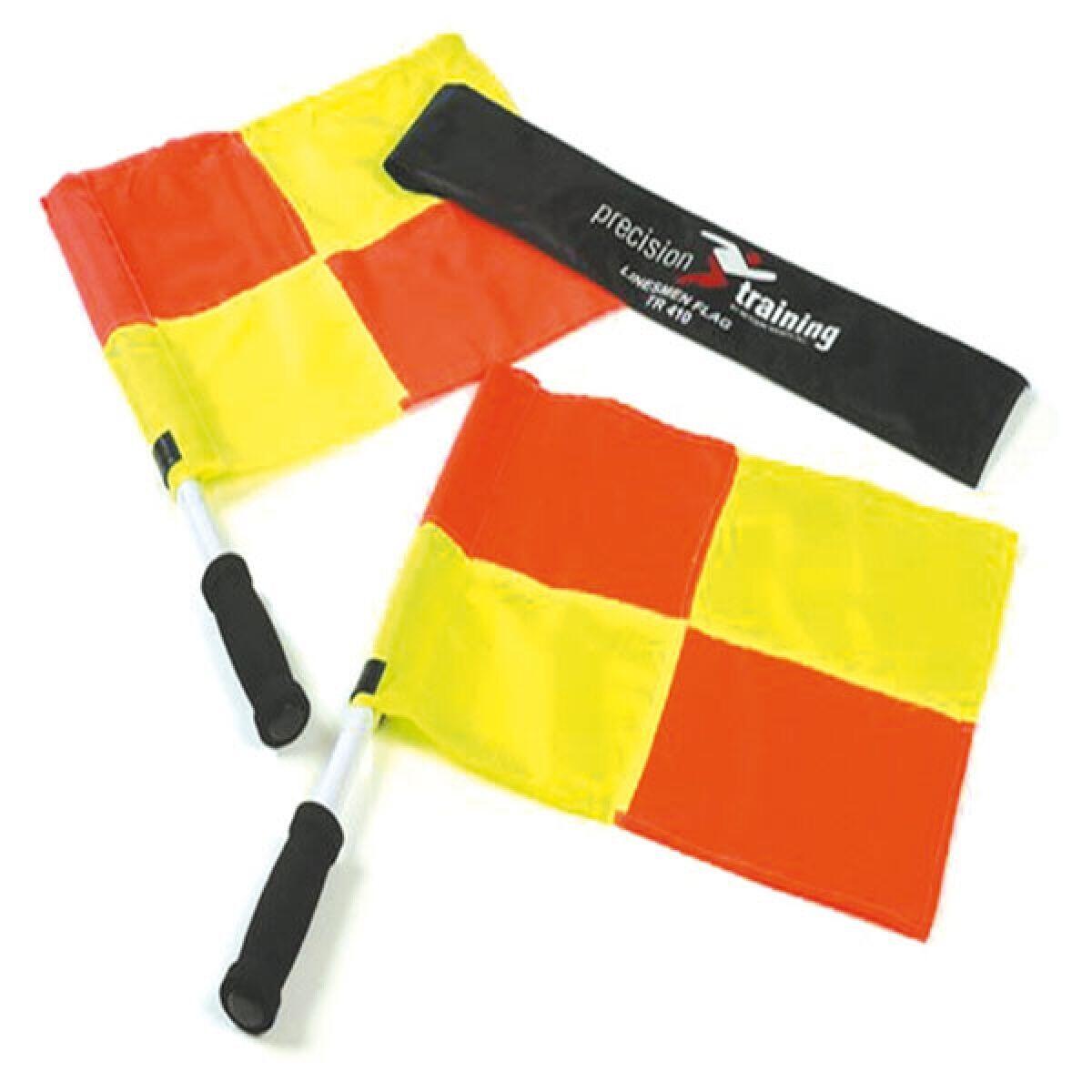 PRECISION Linesman Flag Set (Yellow/Orange/Black)