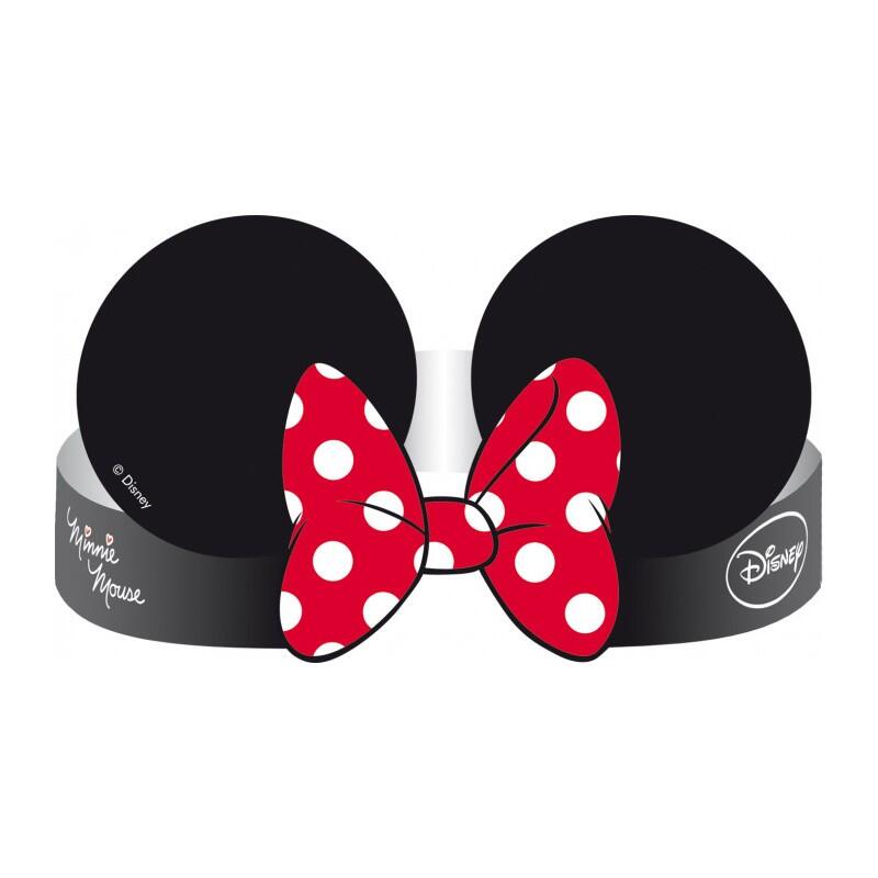 DISNEY Minnie Mouse Ears Headband (Pack of 6) (Black/Red)