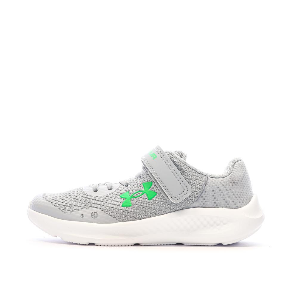 Under Armour Kids' BPS Pursuit 3 AC Grey Trainers