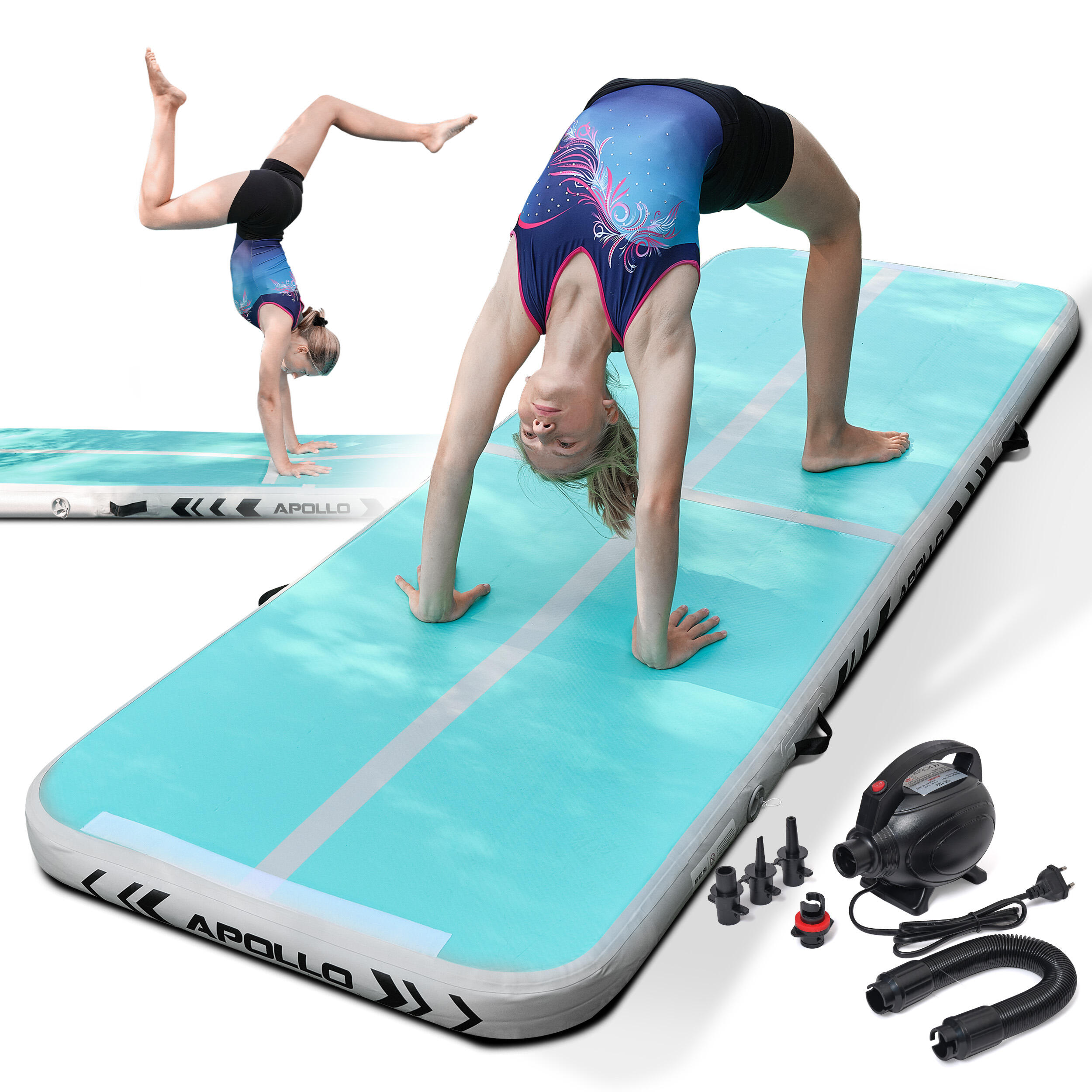 APOLLO Air Mat Pro - Materassino Gonfiabile per Bambini e Adulti