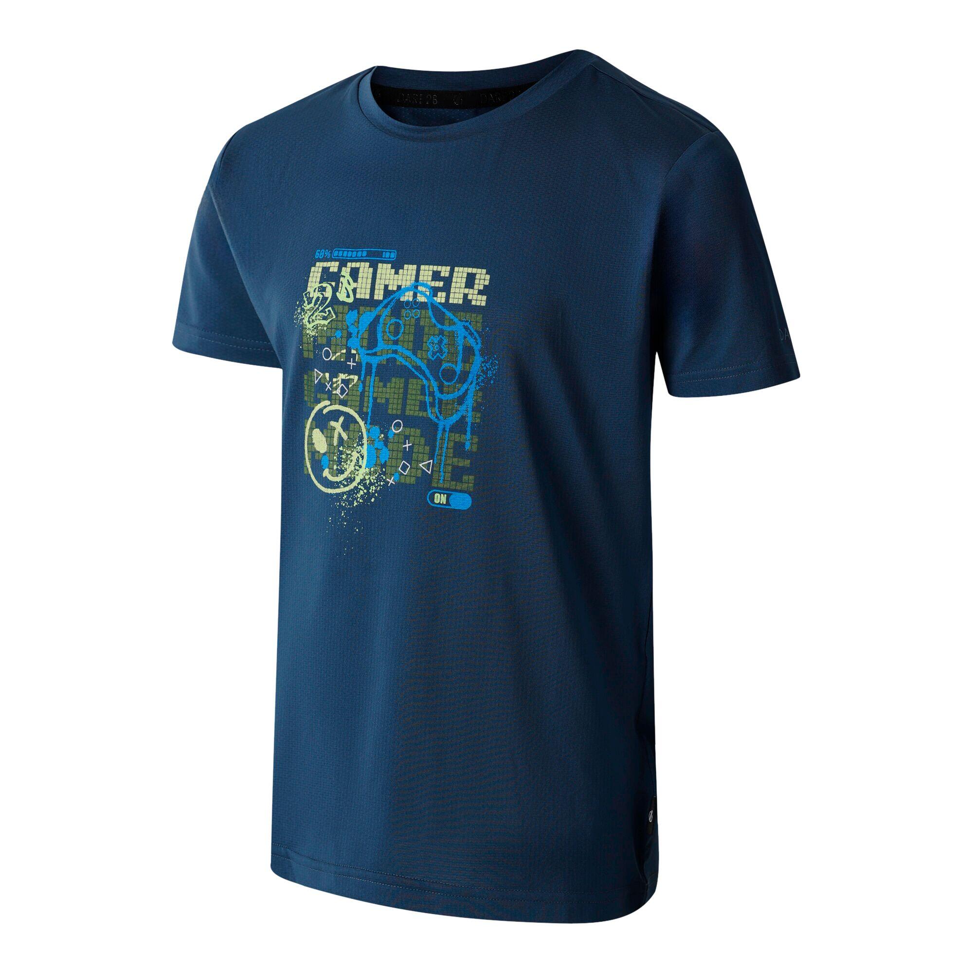 Camiseta Amuse II Videojuego para Niños/Niñas Luz de Luna, Vaquero Luz de Luna 3/4