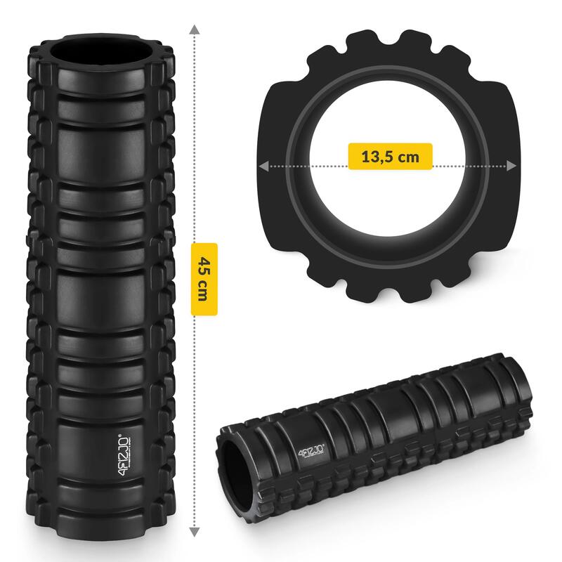 Roleer universal cu proeminențe pentru masaj intens 4FIZJO EVA 45 cm