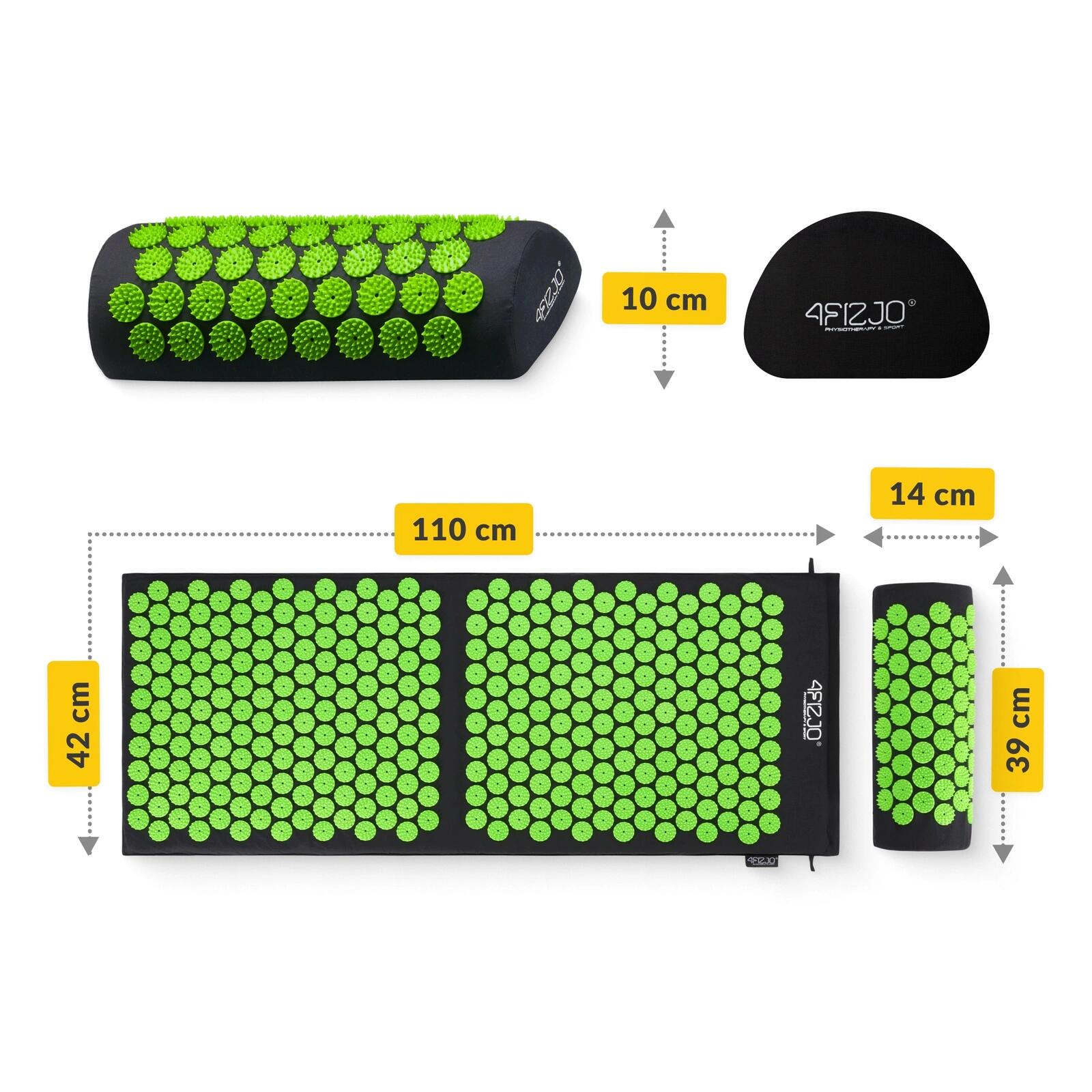 AKUPRESSUR-MATTE mit Kissen Große ERGO set 4FIZJO 5/7