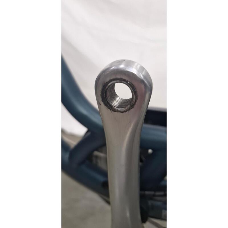 Recondiționate-Bicicletă oraș Elops540cadru jos albastru(S/M)-Stare bună-Folosit