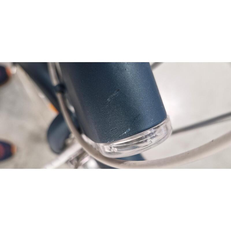 Recondiționate-Bicicletă oraș Elops540cadru jos albastru(S/M)-Stare bună-Folosit
