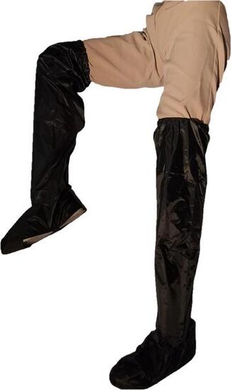 Overknee Guêtres vélo Extra-Longues protège-Jambes et Couvre-Chaussures