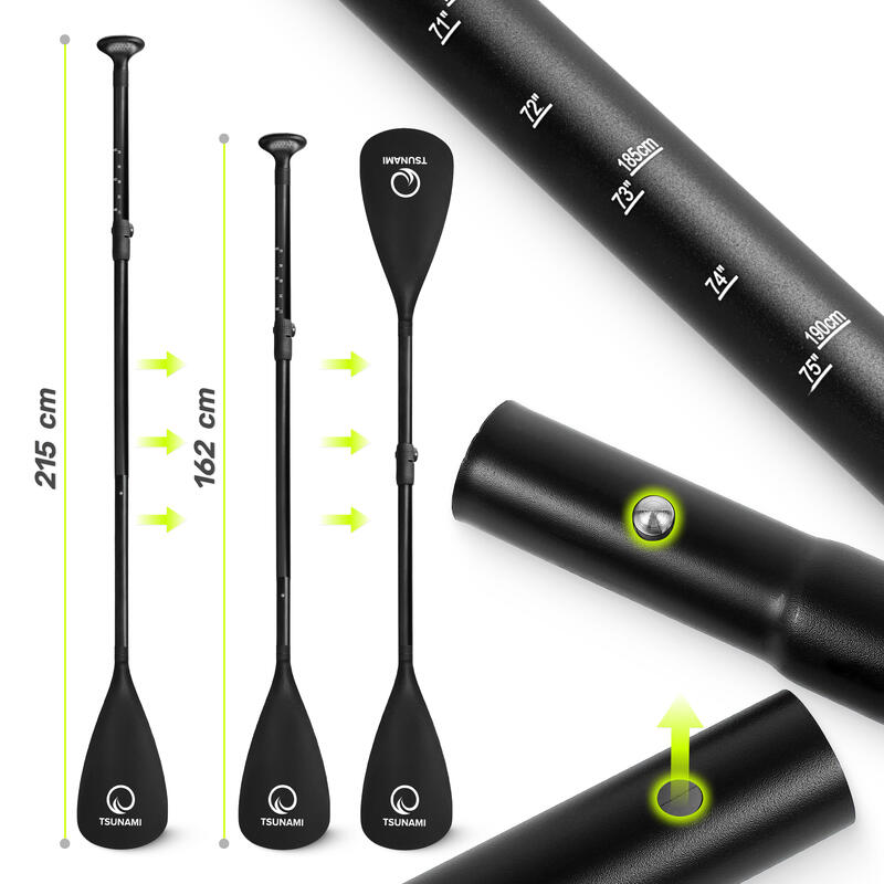 Placă SUP all-round stand up paddle gonflabilă pentru înot TSUNAMI T04 350 cm