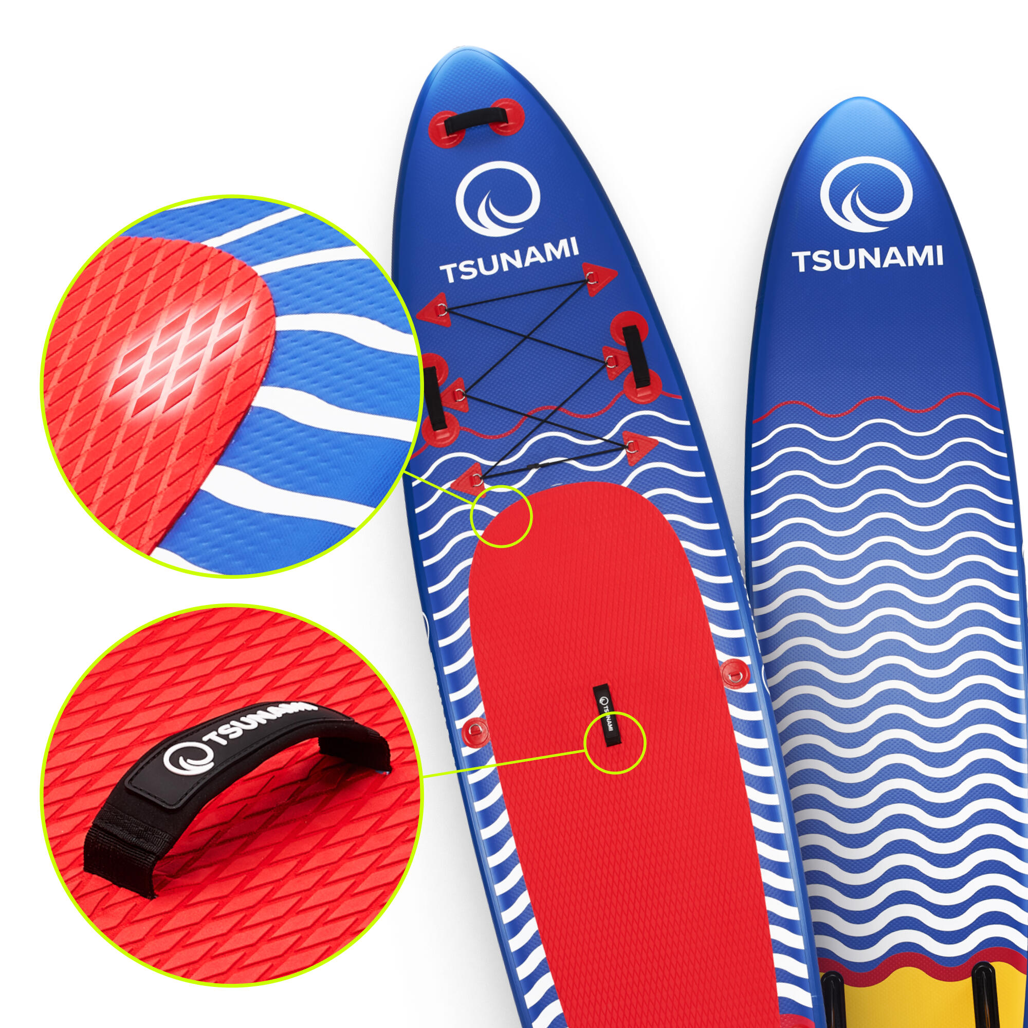 Tavola SUP gonfiabile touring 350 cm allround unisex stabile multicolore TSUNAMI 5/7