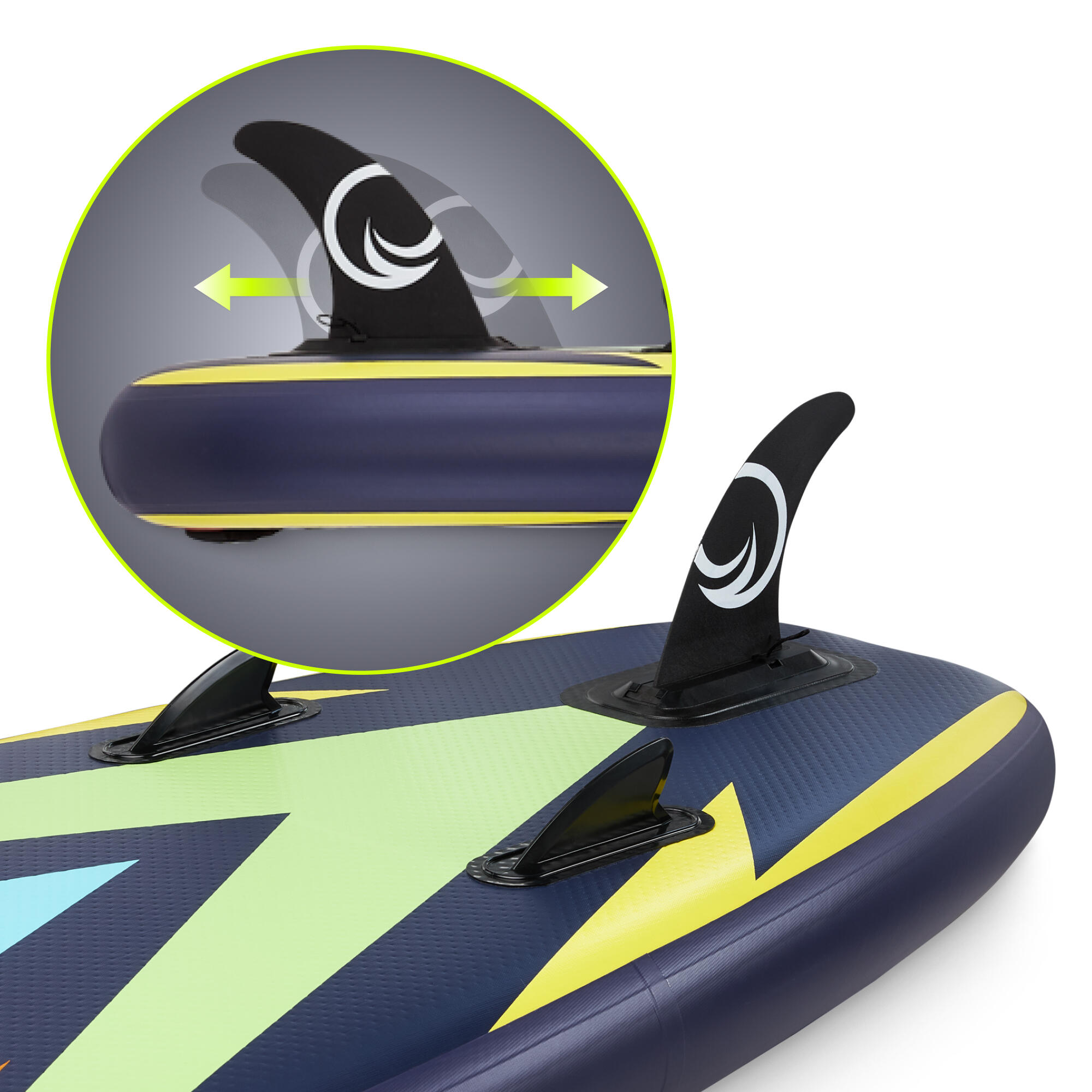 Tavola SUP gonfiabile allround unisex antiscivolo multicolore TSUNAMI 5/7