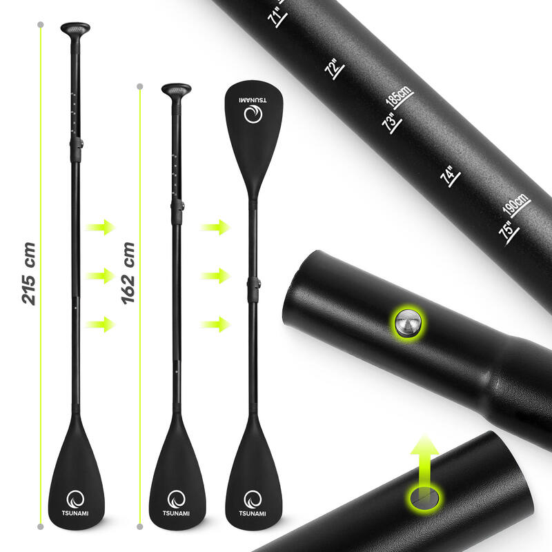 Deska SUP all-round stand up paddle pompowana do pływania TSUNAMI T08 320 cm