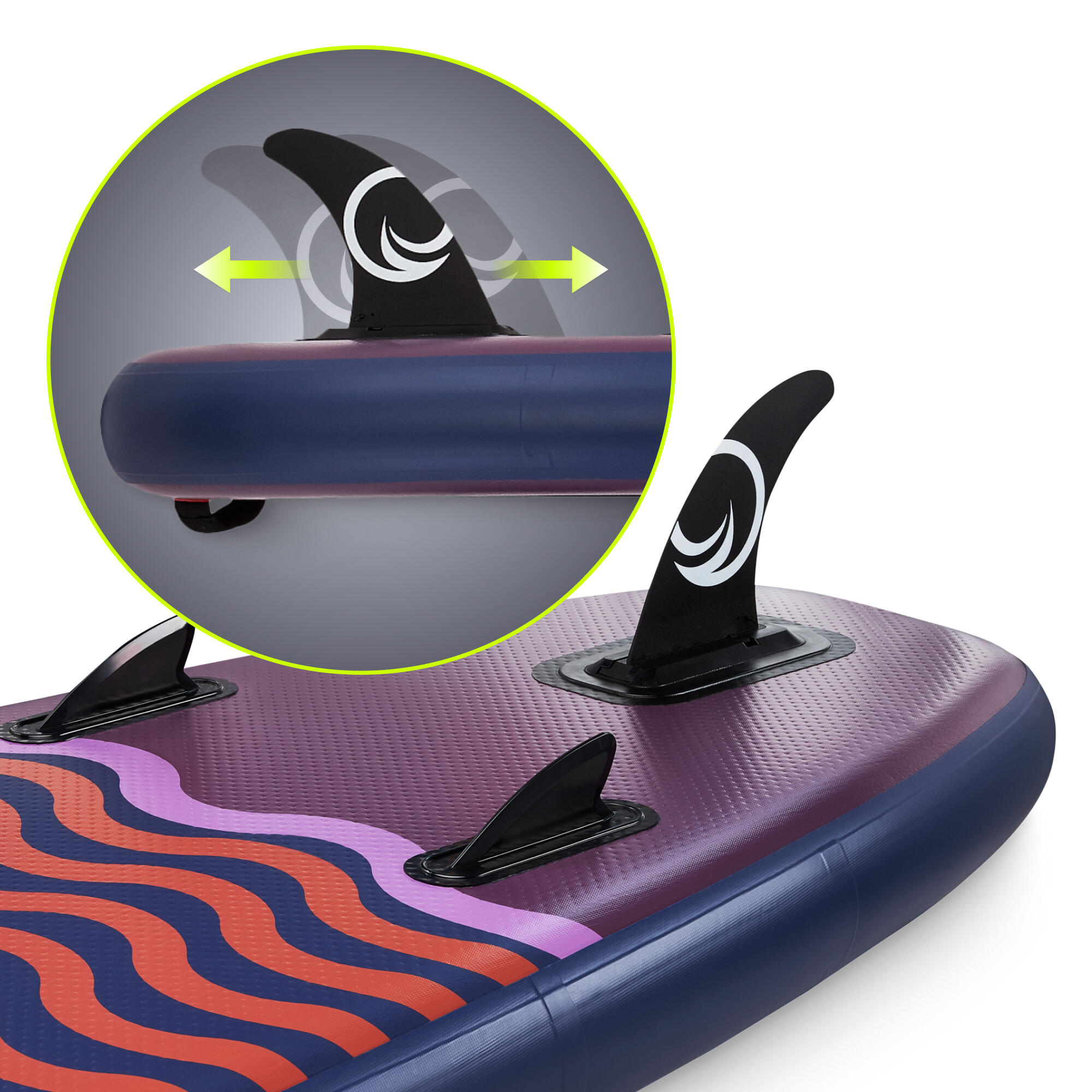 TSUNAMI - Placă SUP all-round stand up paddle gonflabilă pentru