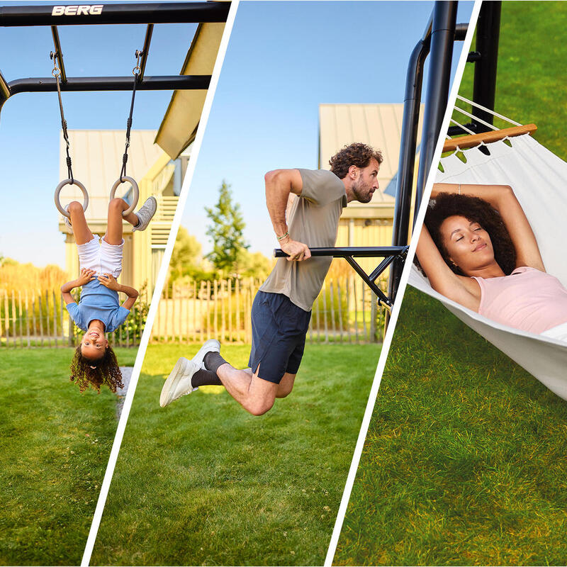 Wielofunkcyjny plac zabaw BERG PlayBase Medium Czarny