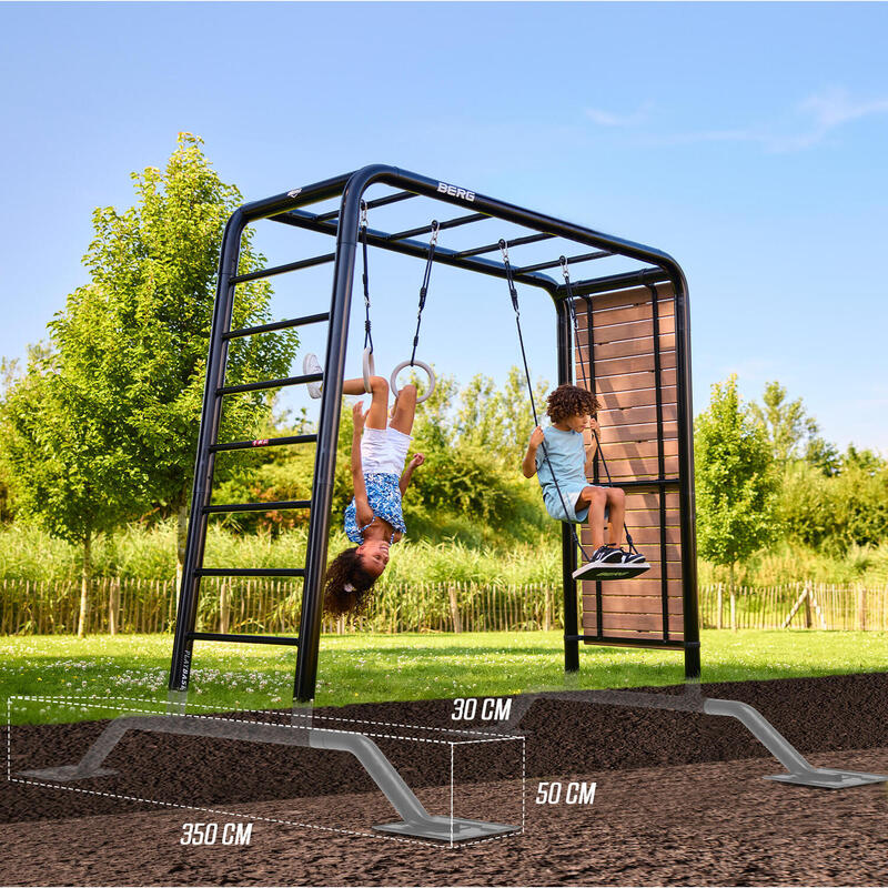 Wielofunkcyjny plac zabaw BERG PlayBase Medium Czarny