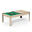 Amerikaanse biljarttafel omvormbare tafel 8 plaatsen -226,5 x126,5 x80 cm-Beige