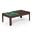 Amerikaanse biljarttafel omvormbare tafel 4 plaatsen - 183 x 102 x 78 cm- Bruin