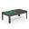 Amerikaanse biljarttafel omvormbare tafel 6 plaatsen -206,5 x116,5 x80 cm-Grijs