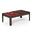 Amerikaanse biljarttafel omvormbare tafel 6 plaatsen -206,5x 116,5 x80 cm-Bruin