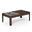 Amerikaanse biljarttafel omvormbare tafel 6 plaatsen -206,5x 116,5 x80 cm-Bruin