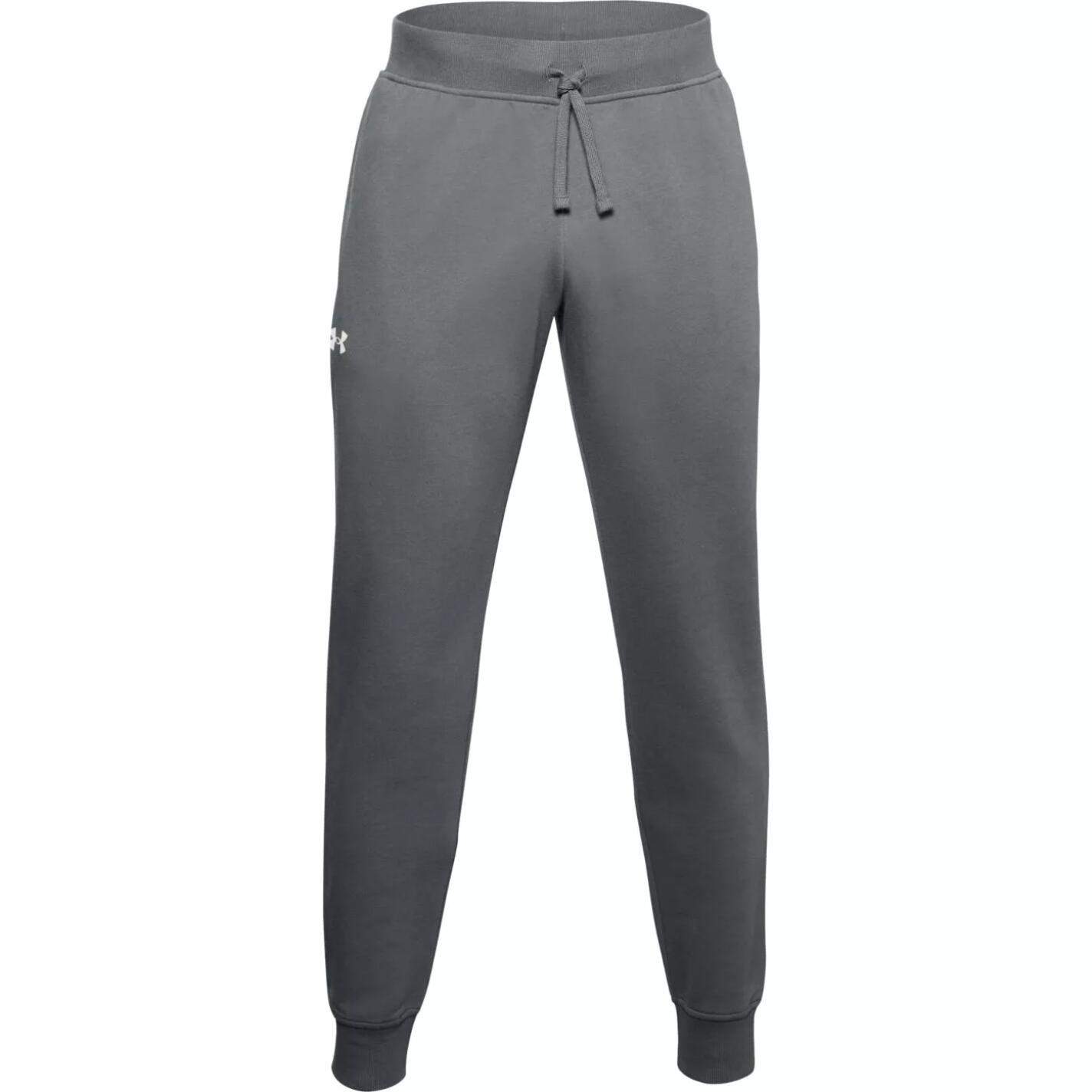 UNDER ARMOUR Under Armour Men's Joggers UA Rival Cotton Grey Sweatpants