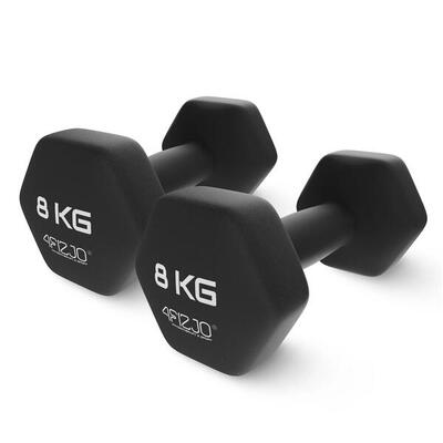 Dumbbells krachttraining gietijzer vinyl antislip 4fizjo classic
