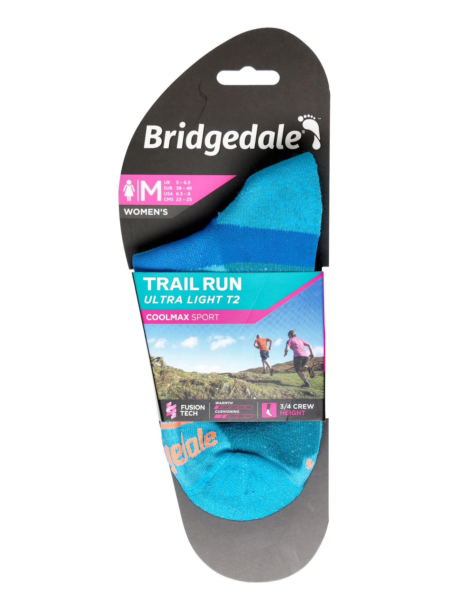 Bridgedale - Chaussettes basses de course ultralégères Coolmax Sport pour femmes 6/6