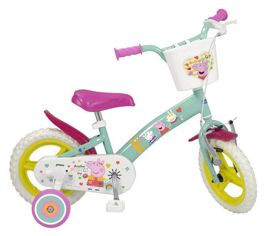 Bicicletta per bambini 12" EN71 PEPPA PIG VERDE