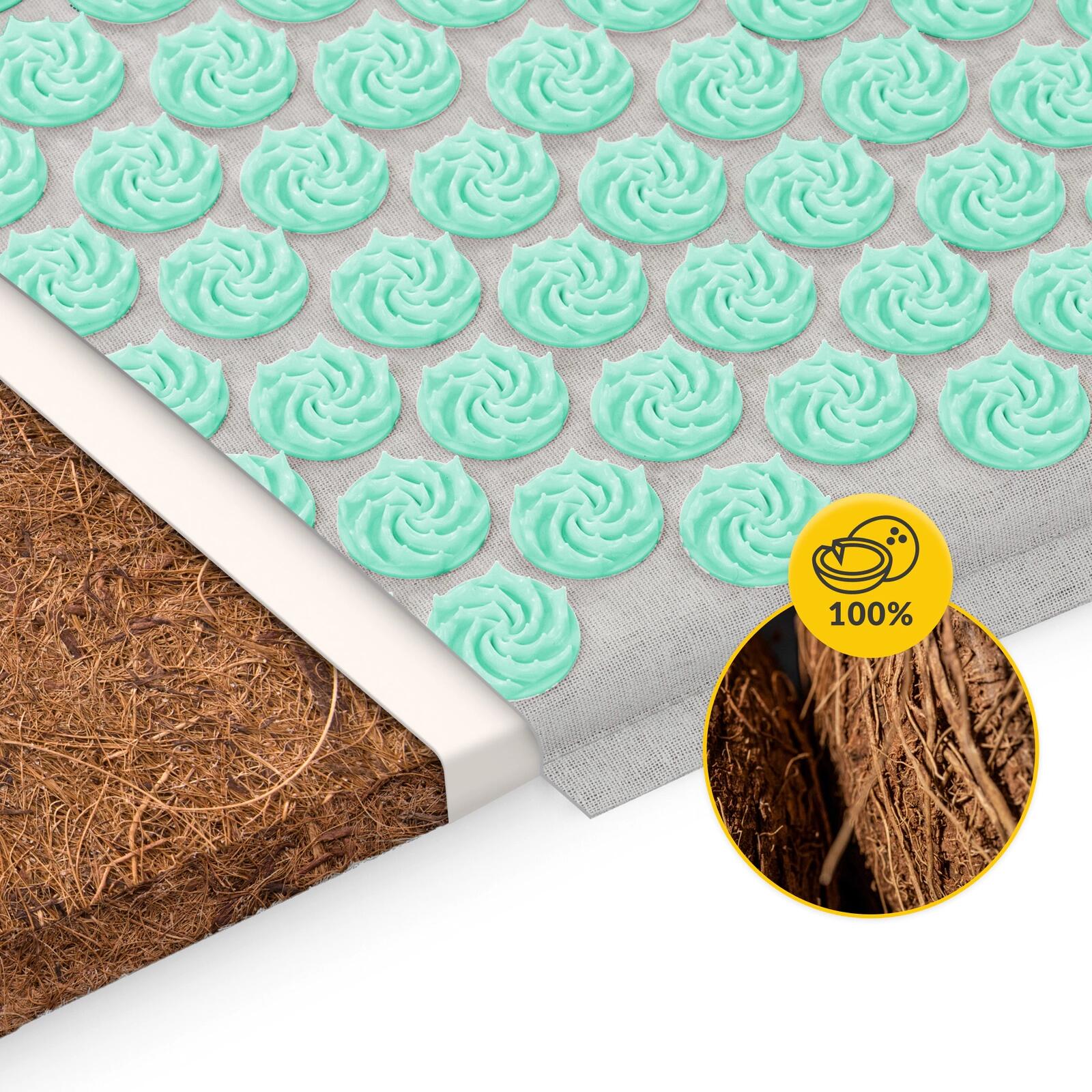 Mata do akupresury prozdrowotna 4FIZJO ECO z poduszką 4/7