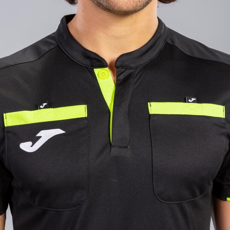 Maillot Manches Courtes Football Homme Joma Referee Noir 5/5