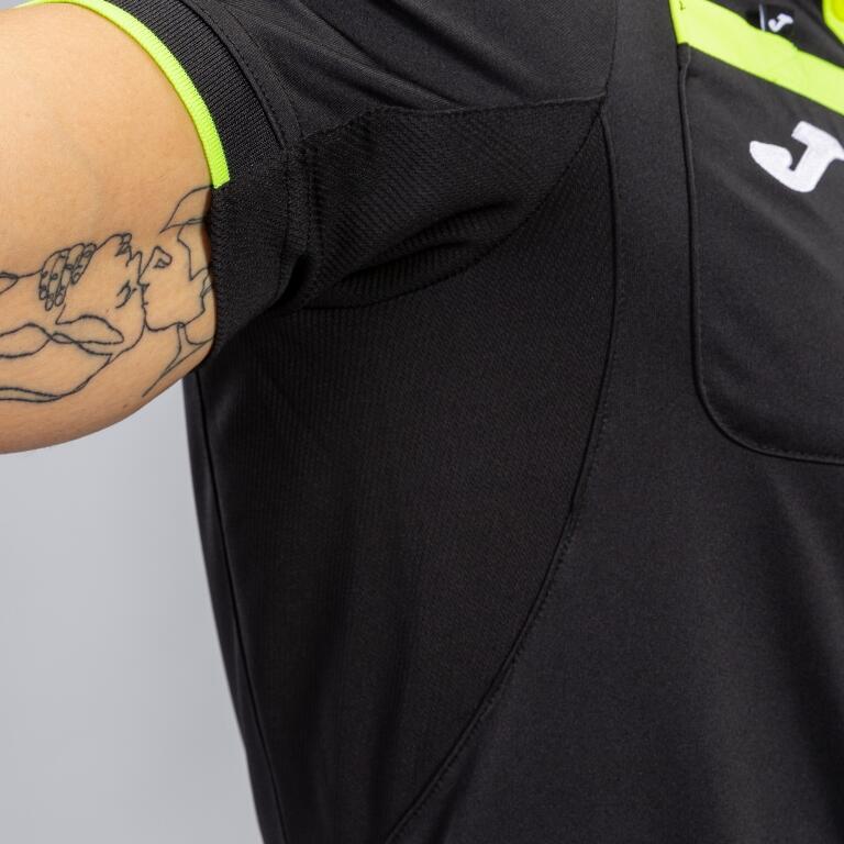 Maillot Manches Courtes Football Homme Joma Referee Noir 3/5