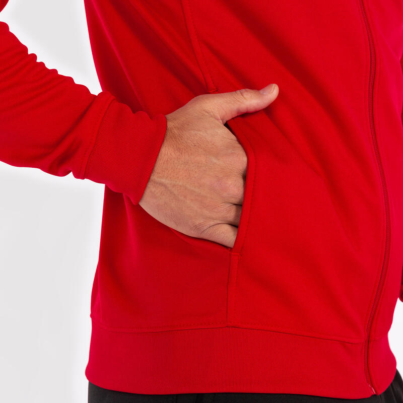 Férfi pulóver, Joma Menfis Hoodie, piros