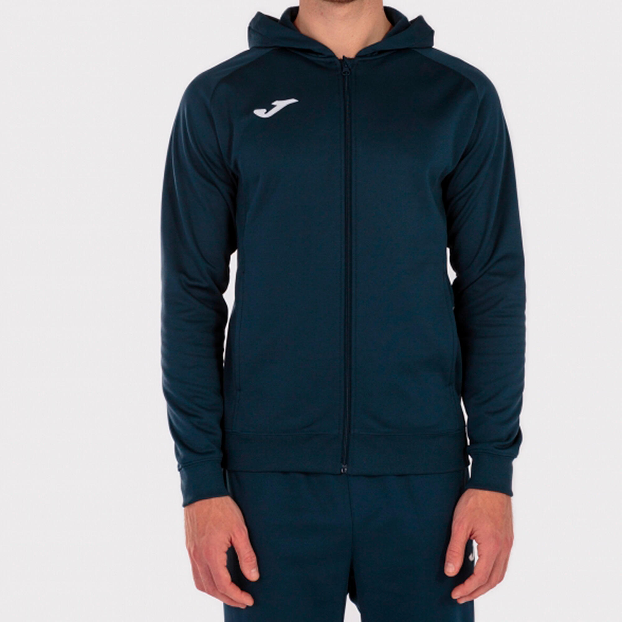 Casaco Com Capuz Futebol Criança Joma Menfis Azul Marinho 2/5