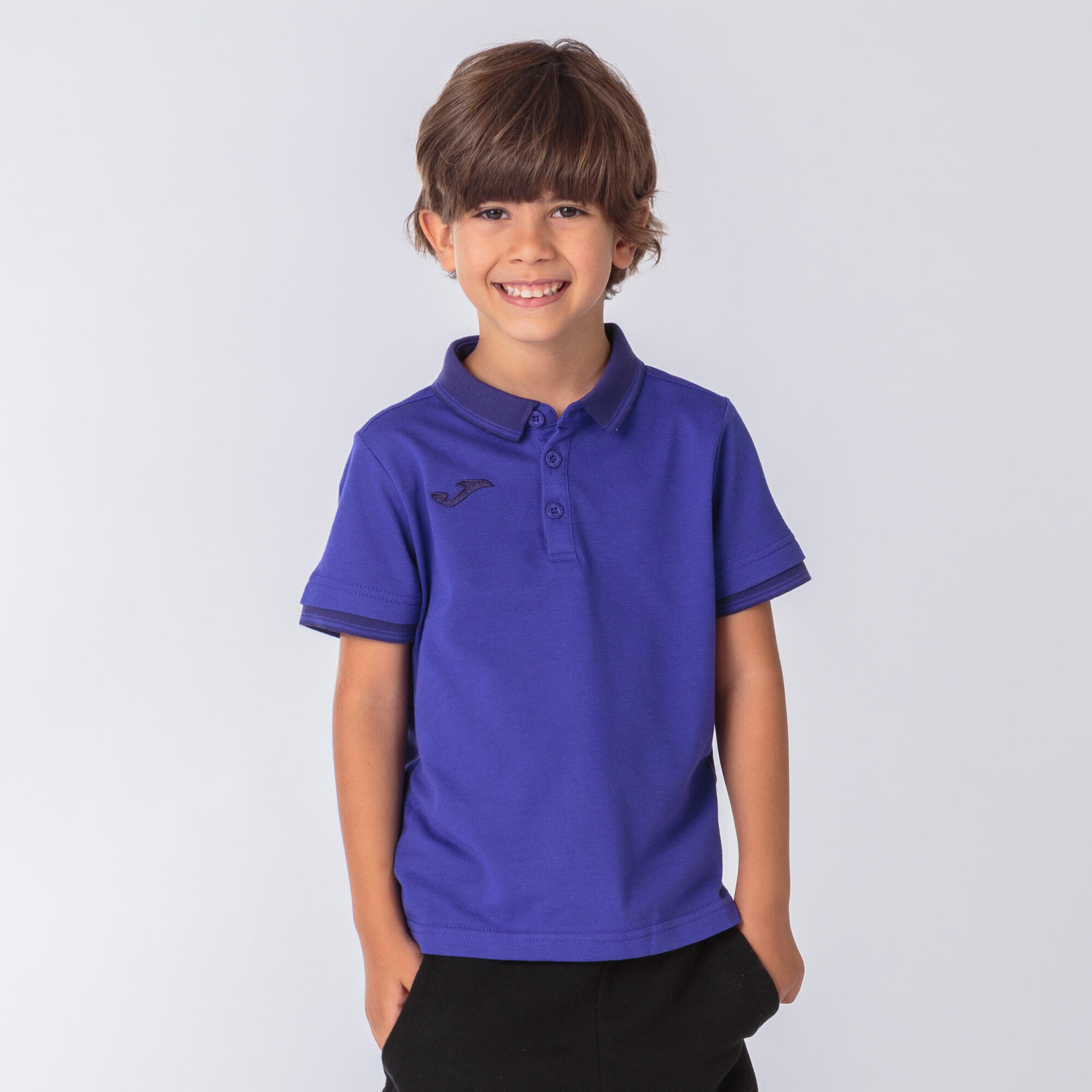 Pólo M/c Criança Joma Bali II Roxo 2/5