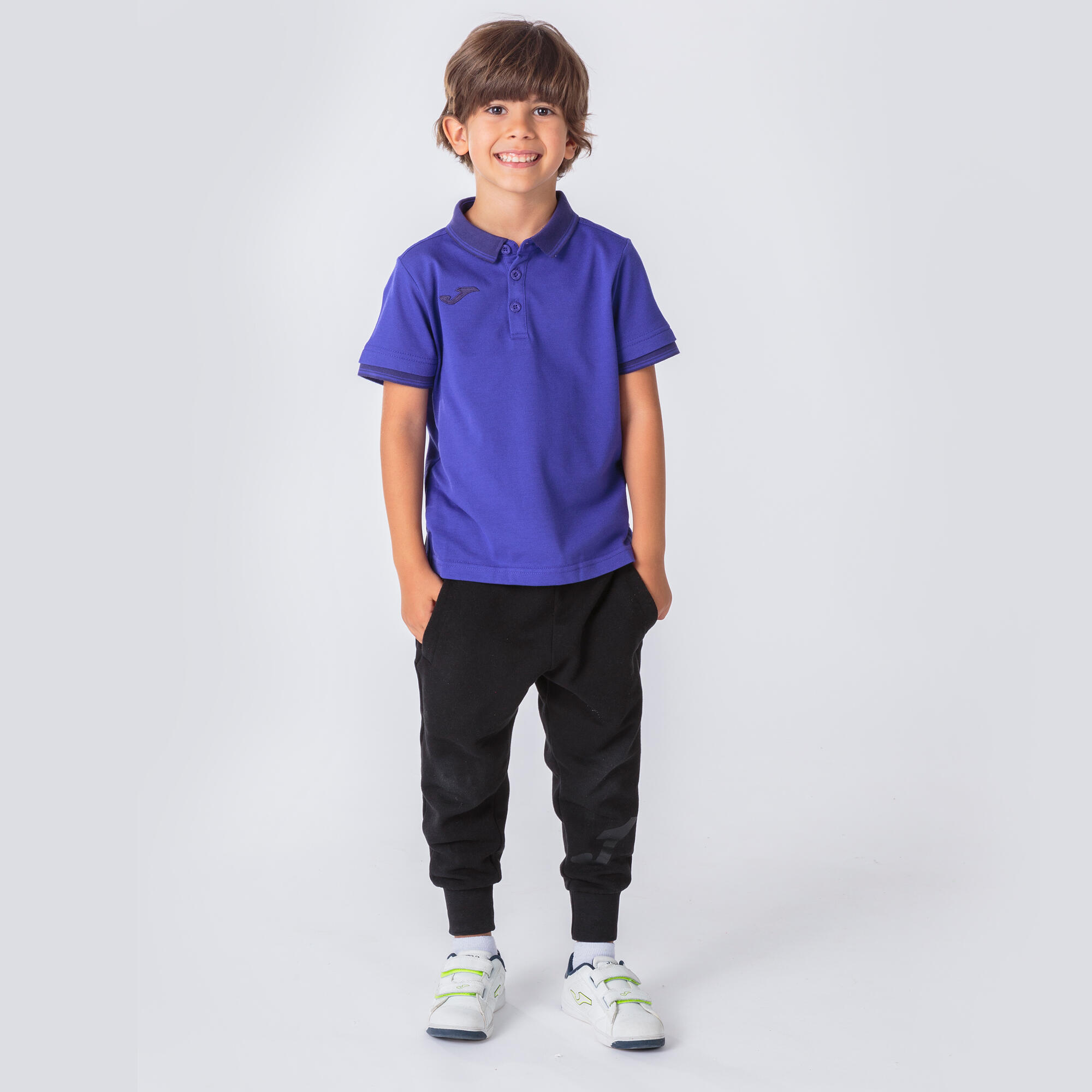Pólo M/c Criança Joma Bali II Roxo 3/5