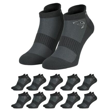 Sport Sneaker Socken | 10 Paar | Damen und Herren | Weiß
