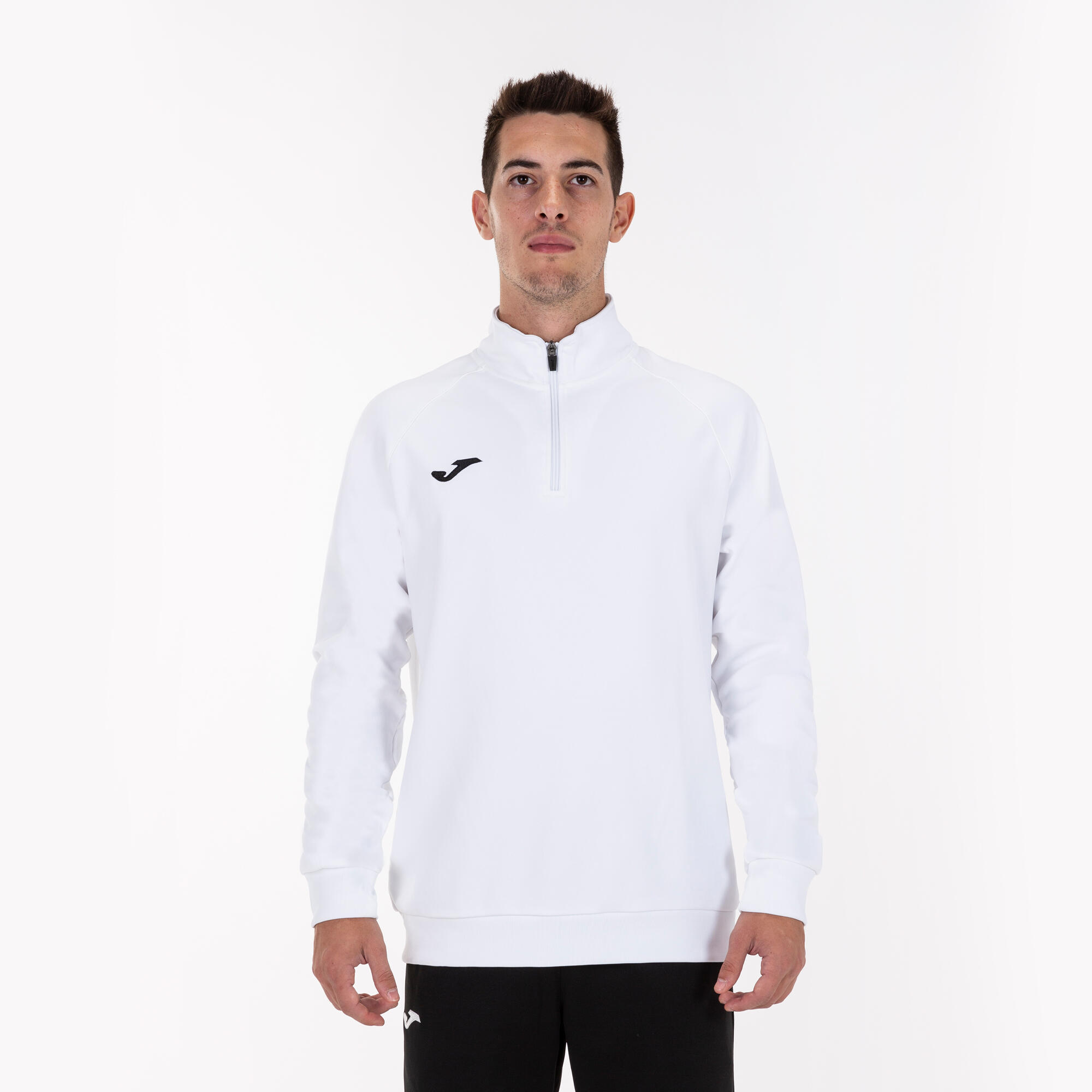 Sweat-Shirt Football Enfants Joma Faraon Media Cremallera Blanc 2/7